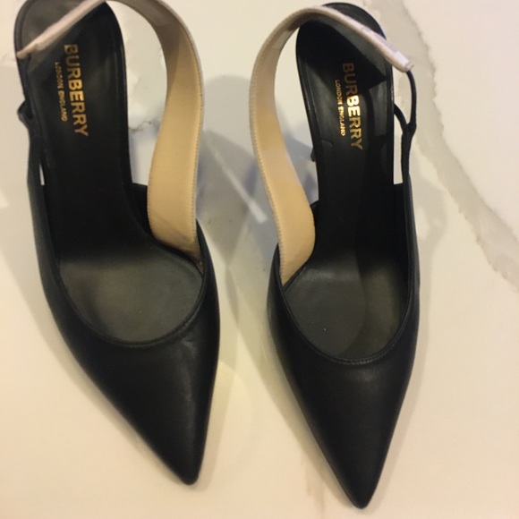 Burberry 🌸 Maria Leather Slingbacks - Picture 8 of 9